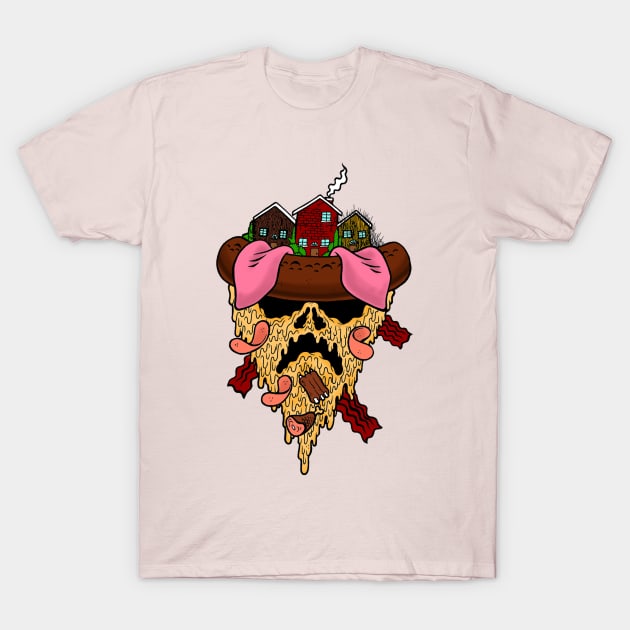 HAM Poison Pizza T-Shirt by POISON PIZZA SB